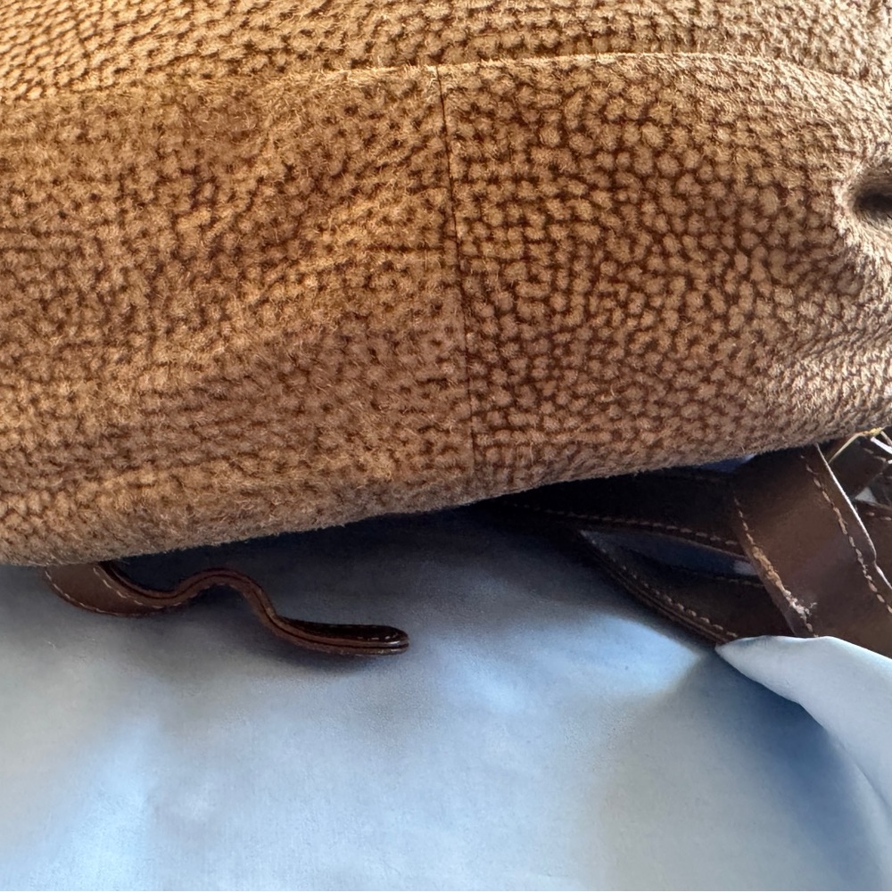 Borbonese Smallish Backpack With Adjustable Leath… - image 8